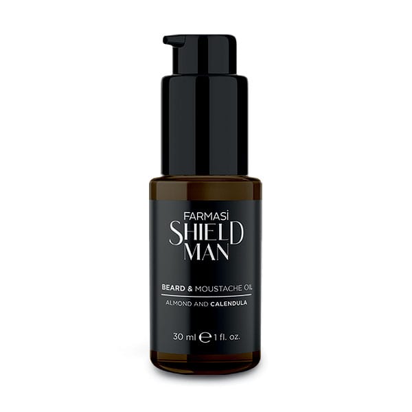 FARMASI SHIELD MAN AMINO ACID BEARD ET MOUSTCHE OIL 30 ML -- A9-40